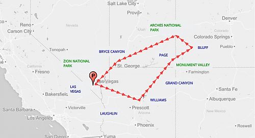 COWBOYS & CANYONS MAP 2018