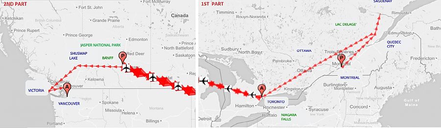 CANADA COAST TO COAST MAP OK